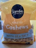 Signature Farms Oil Roasted Cashews With Sea Salt