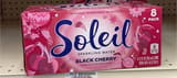 Soleil Black Berry Sparkling Water