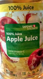 Safeway Kitchens 100% Juice Apple Juice From Concentrate with Added Ingredient