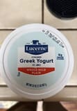 Lucerne Dairy Farms Strained Greek Yogurt Vitamin D Whole Milk Plain