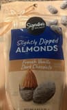 Signature Select Slightly dipped almonds