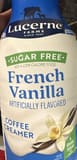 Lucerne Sugar free French Vanilla Coffee Creamer