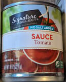 Signature No Salt Added Tomato Sauce