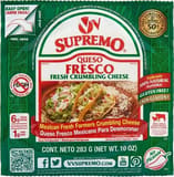 V&V Supremo Queso Fresco Natural Mexican Style Fresh Farmer's Cheese for Crumbling