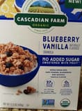 Cascadian Farms No Added Sugar Blueberry Vanilla Granola