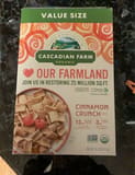 Cascadian Farm Cinnamon Crunch Cereal