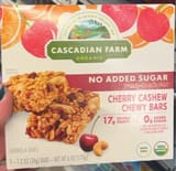Cascadian Farm No Added Sugar Cherry Cashew Chewy Bars Flavored With Other Natural Flavors
