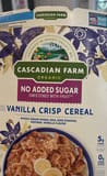 Cascadian Farm Vanilla crisp cereal