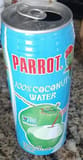 Parrot Brand coconut water no pulp