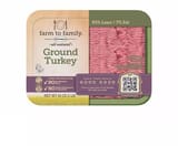 At Farm to Family 93% Lean/7% Fat Ground Turkey