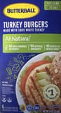 Butterball Turkey Burgers