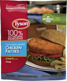 Tyson All natural frozen chicken breast patties