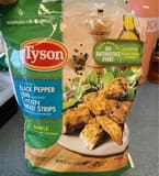 Tyson Black pepper herb seasoned chicken breast strips