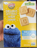 Earth's Best Organic Letter Of The Day Cookies Very Vanilla