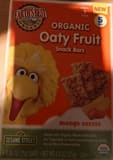Earth's Best Organic Mango carrot organic oaty fruit snack bars, mango carrot