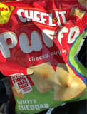 Cheez it puffed white cheddar peg bag