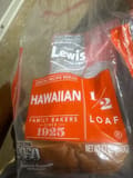 Lewis Bakery Shop Hawaiian 1/2 Loaf