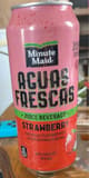 Minute Maid Aguas Frescas Juice Beverage Strawberry
