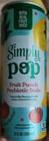 Simply Pop Fruit Punch Prebiotic Soda