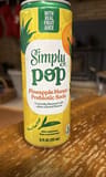 Simply Pop Pineapple Mango Prebiotic Soda