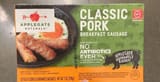 Applegate Classic Pork Breakfast Sausage