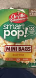 Orville Redenbacher's smart pop! MINI BAGS BUTTER