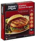 Trident Alaskan salmon burgers, alaskan salmon