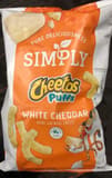 Cheetos White cheddar cheeto puffs