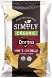 Frito Lay Doritos Organic White Cheddar Tortilla Chips