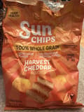 Sun Chips Harvest Cheddar Flavored Whole Grain Snacks