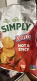 Simply Ruffles Hot & Spicy Flavored