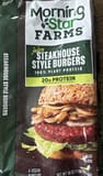 Morningstar Farms juicy STEAKHOUSE STYLE BURGERS