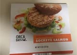 Orca Bay Sockeye Salmon garden veggie burgers