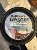 Trader Joe's Tzatziki Creamy Garlic Cucumber Dip