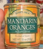 Trader Joe's Mandarin Oranges In Light Syrup