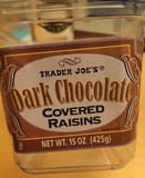Trader Joe's Dark chocolate covered raisins