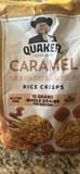 Quaker Caramel Flavor with Other Natural Flavors Rice Crisps