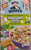 Quaker Instant Oatmeal Dinosaur Eggs Brown Sugar