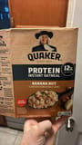 Quaker Protein Instant Oatmeal Banana Nut