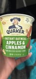 Quaker Instant Oatmeal Apples & Cinnamon
