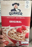 Quaker Instant Oatmeal Original