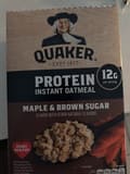 Quaker Protein Instant Oatmeal Maple & Brown Sugar