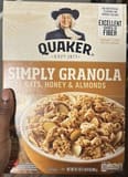 Quaker Simply Granola Oats, Honey & Almonds