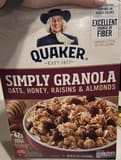Quaker Simply Granola Oats, Honey, Raisins & Almonds
