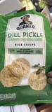 Quaker Dill Pickle Rice Crisps