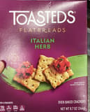 Toasteds Italian Herb Flatbreads