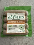 Al Fresco Chicken Sausage ROASTED GARLIC with onion & herbs