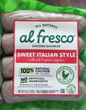 Al Fresco Chicken Sausage Sweet Italian Style