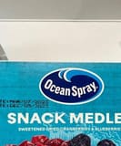 Ocean Spray Snack Medley — Sweetened Dried Cranberries & Blueberries