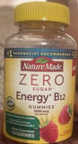 Nature Made ZERO Sugar+ Energy B12 Gummies